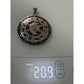 Taxco Mexico FRR Sterling 925 Zodiac Sun Moon Pendant Eagle 3 20.9g Vintage Mint