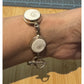 Natural Shiva Eye OR Gomati Chakra 925 Sterling Silver Unisex Healing Bracelet