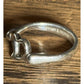 Tiffany & Co Elsa Peretti Sterling Silver 925 Open Heart Ring Size 5.5