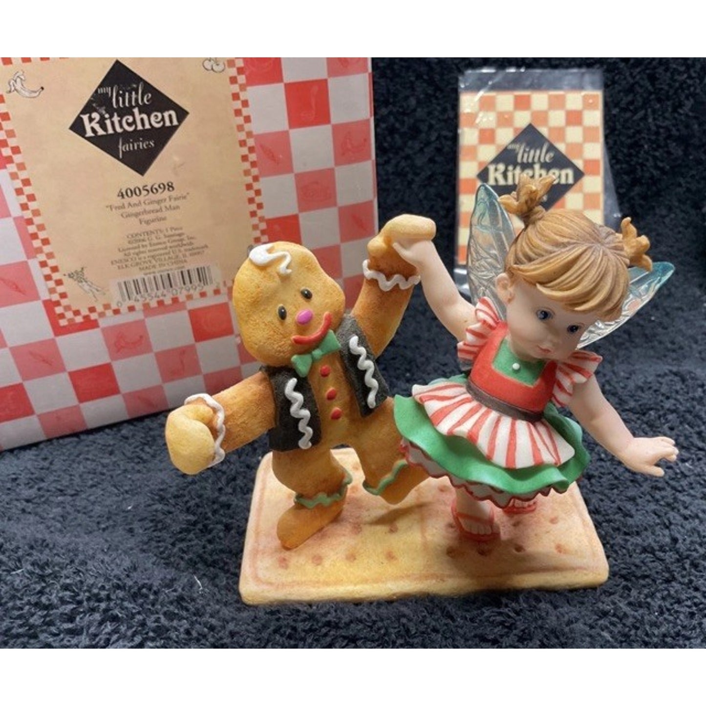 Enesco Little Kitchen Fairie Fred and Ginger Fairie 4005698 2006 Santiago IN BOX