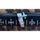 Footnotes Faith Hope Love Sterling Silver Cross Bypass Religious Band Size 9