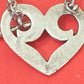 Preowned James Avery Retired Silver Heart Toggle Necklace 16”