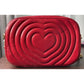 Brand New COACH Puffy Heart Leather Shoulder Bag Valentine Heart Motif Purse