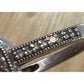 Vintage Pave Diamond Cushion Halo Sterling Silver Ring Size 7