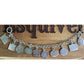 Vintage Sterling Silver Ten Commandments Charm Bracelet Religious 61g