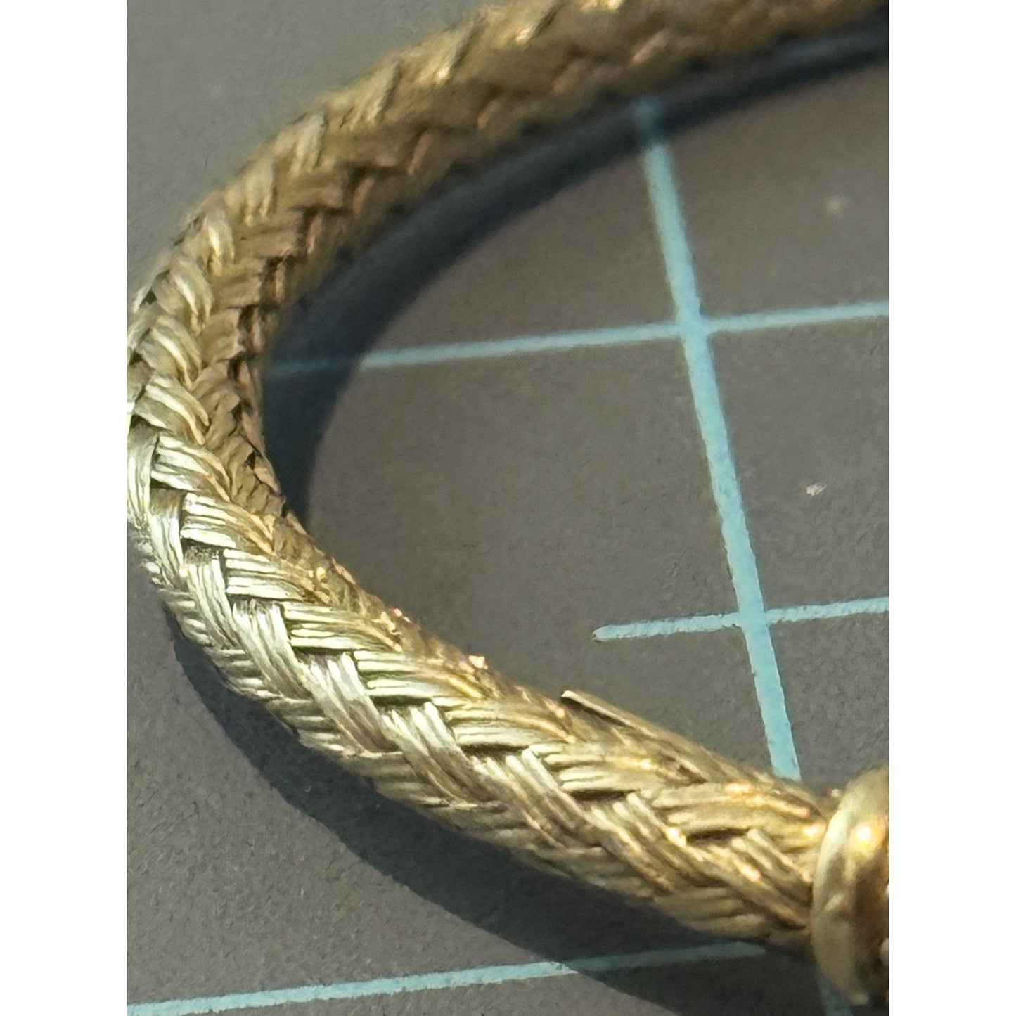 Vintage Milor Italy 925 Gold Vermeil Double Panther Head Braided Cuff Bracelet