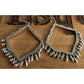 Retired Kendra Scott Geometric Silver Tone Dangle Lacy Fringe Earrings