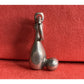 Vintage 925 Sterling Silver Bowling Pin & Ball Charm Pendant Sports Theme