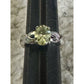 Sterling Silver Prasiolite Ring 925 Oval Green Amethyst Twist Band Size 6