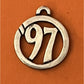 James Avery Retired Sterling Silver ‘97 In Circle Charm Pre-Owned