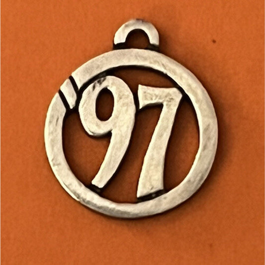 James Avery Retired Sterling Silver ‘97 In Circle Charm Pre-Owned