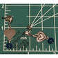 Pre Owned James Avery Retired Silver Dangle Drop Lapis Lazuil Earrings In JA Box