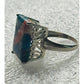 Sterling Silver 925 Turquoise Spiny Oyster Statement Ring Size 10, 6.2g