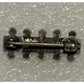 Vintage Navajo Style Sterling Silver Turquoise Bar Brooch Pin 5 Stone 3/4”