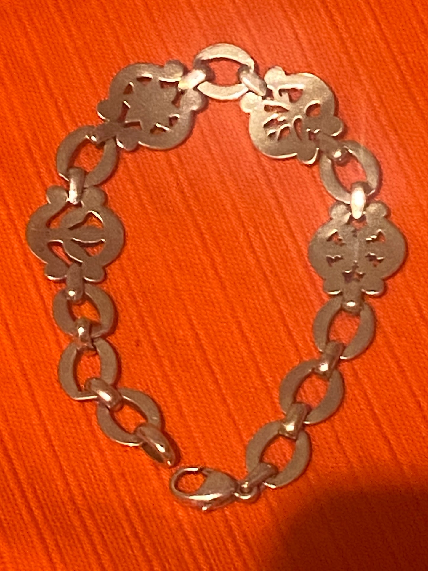 Preowned James Avery Retired Silver Four Seasons Bracelet