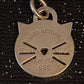 Preowned Return To Tiffany & Co Sterling Silver Kitten Cat Tag Charm