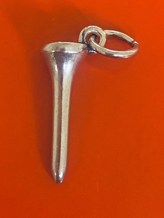 Preowned James Avery Retired Silver Golf Tee Charm