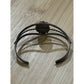 Vintage Navajo Native American RLG Sterling Silver Kingman Turquoise Cuff Bracel