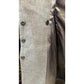 Bebe Women’s XS Gray Faux Fur Trim Long Coat Belted Statement Winter Jacket