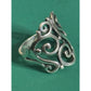 Pre owned Retired James Avery Sterling Silver Open Sorrento Ring Size 7.5
