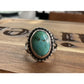 Vintage Sterling Silver Turquoise Ring Sz 7 Navajo Style