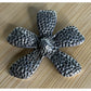 Bold Oxidized Silpada 925 Sterling Silver Pendant Daisy Flower