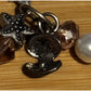 Vintage Sterling Silver 925 Multi Cluster Beach Ocean Starfish Pearl Charms