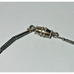 Vintage Sterling Silver Turquoise Dreamcatcher Boho Heishi Bead Necklace 16”