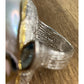 Baroque Pearl & Blue Topaz “Toi et Moi” Sterling Silver Statement Ring Size 5
