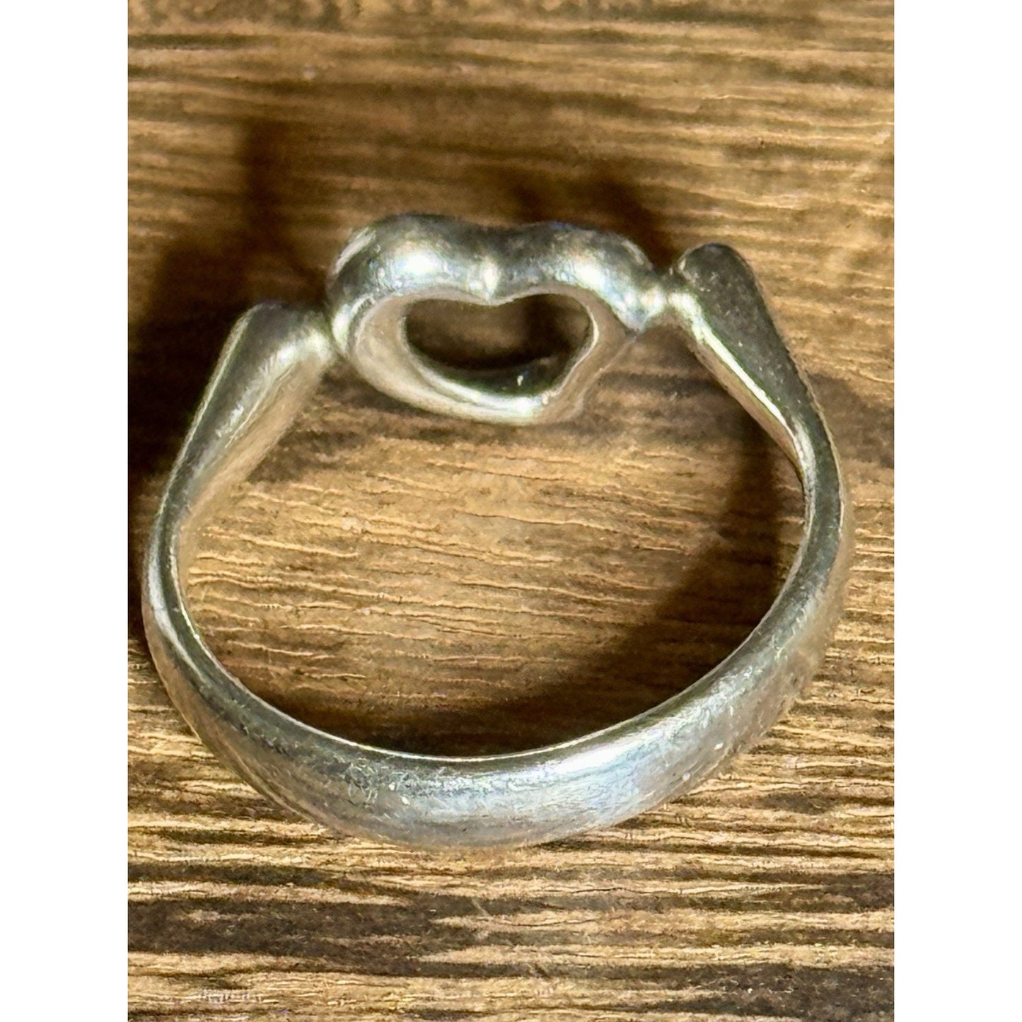 Tiffany & Co Elsa Peretti Sterling Silver 925 Open Heart Ring Size 5.5