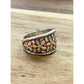James Avery Retired Silver Spring Blossom Enamel Ring Size 9
