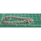 Vintage Silver Silver Braided Woven Oval Twisted Diamond Cut Link Bracelet 7.5”