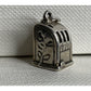 Vintage Sterling Silver Slot Machine Charm Pendant Casino Gambling Theme
