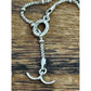 Vintage Links of London Bamboo Y Lariat Necklace Sterling Silver 925 18” Y2K