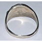 Vintage Native American Zuni Sterling Silver Turquoise Cluster Ring Sz 6 .5 4g