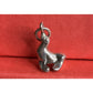 Vintage Sterling Silver Seal Charm Pendant Animal Theme