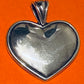 Preowned James Avery Retired Silver Engravable ORIGINAL Release Heart Pendant