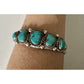 L Kaye Begay Vintage Navajo Sterling Silver Kingman Turquoise Cuff Bracelet 34g