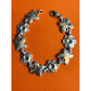 James Avery Retired RARE Butterflies and Blooms Flowers Bracelet w/ Box & Pouch Pre-Owned