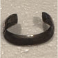 Signed Navajo J Nezzie Sterlin Silver Thunderbird Turquoise Coral Inlay Cuff 23g
