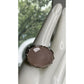 Vintage Sterling Silver Pink Faceted Rose Quartz Statement Ring Size 8.5