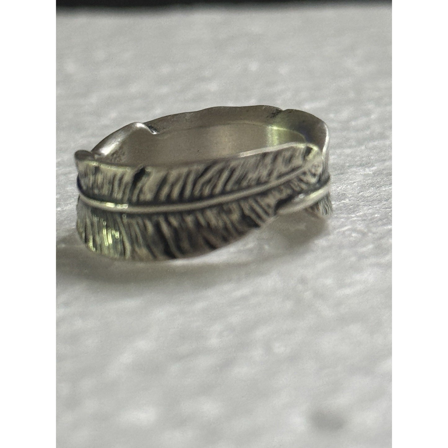 Pre owned James Avery Retired Sterling Silver Birds of A Feather Ring Sz 7 W/JA Box