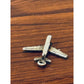 Vintage Danecraft Sterling Silver AIRPLANE Charm Pendant
