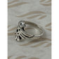 Pre owned James Avery RARE Retired Sterling Silver Rain Dove Bird Ring Heart Center Size 8