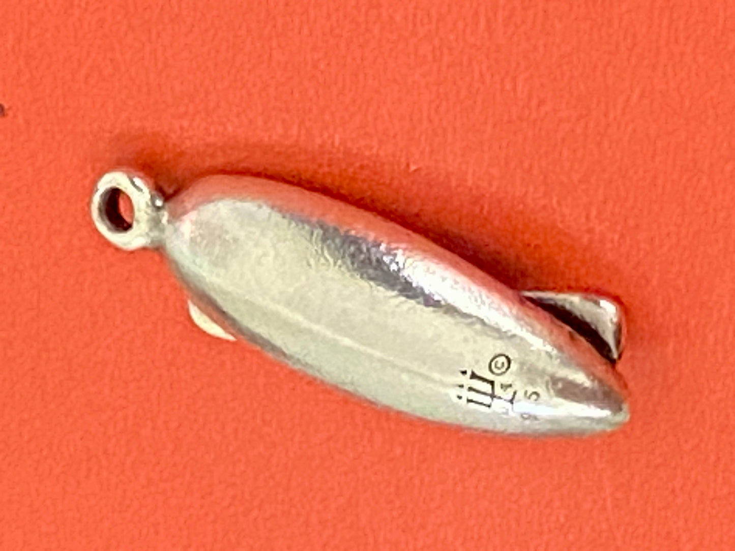 Preowned James Avery Retired Rare Silver Kayak Charm