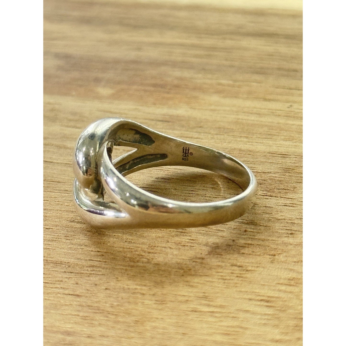 James Avery Retired Sterling Silver Cadena Knot Ring Size 10