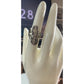 Sterling Silver Abstract Swirl Ring Size 7.5 Modern Sculptural