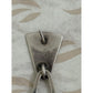 James Avery Retired Rare Sterling Silver Striped Dangle Angular Earring Pre-Owned