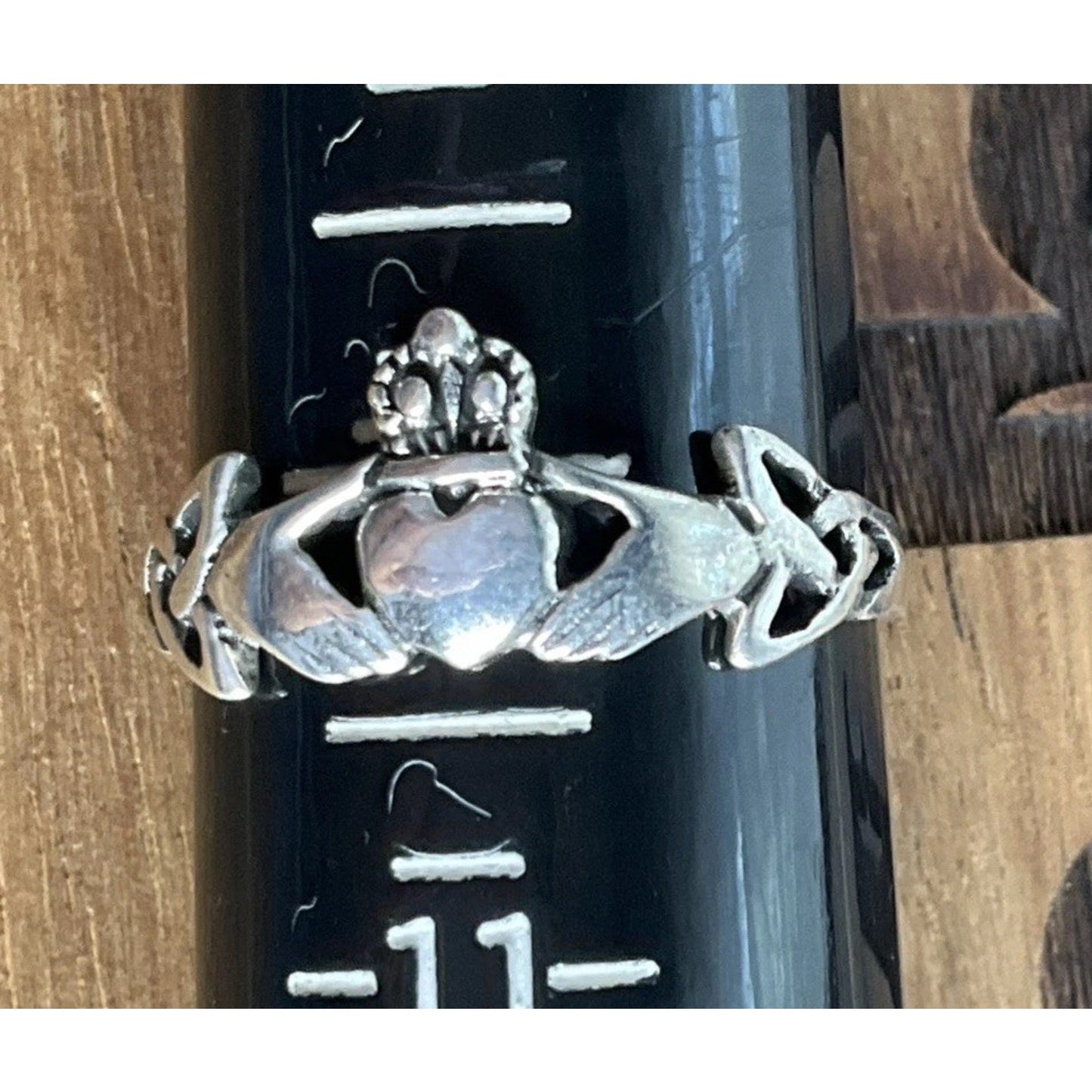 Sterling Silver Irish Claddagh Ring Love Loyalty Friendship Ring Size 10