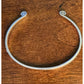 Retired James Avery Sterling Silver Greek Scroll Cuff Bangle Bracelet Pre-Owned